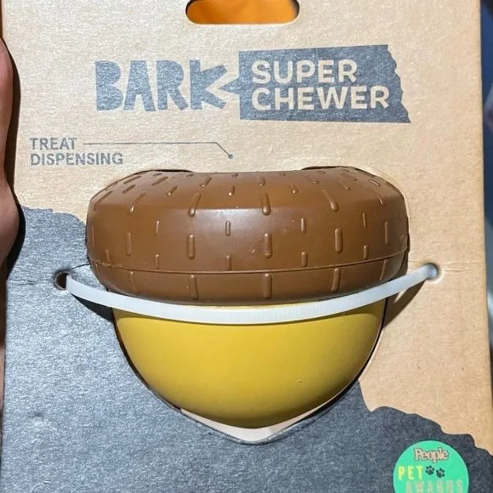 Bark Acorn Super Chewer Treat Dispenser Dog Toy Size Large 50+lb Acorncopia